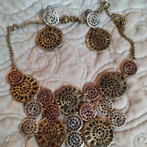 Pretty Necklace And Earrings